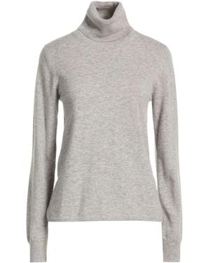 Max Mara Turtleneck Knit Sweater - Gray