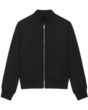 Givenchy Zip-Up Bomber Jacket - Black