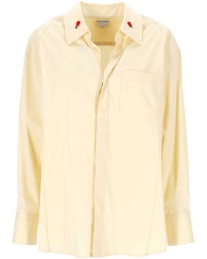 Bottega Veneta Long-Sleeved Shirt - Natural