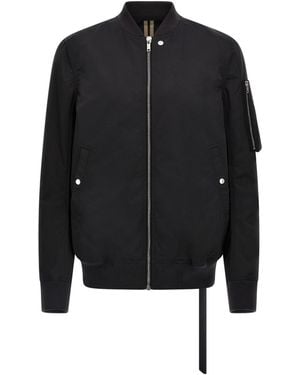 Rick Owens Flight Bomber Jacket - Black