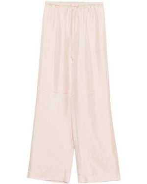 Rohe Rhe Drawstring Satin Trousers - Pink