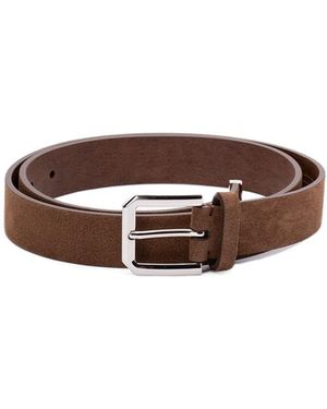 Brunello Cucinelli Classic Buckle Belt - Brown