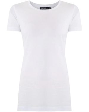 Dolce & Gabbana Short-Sleeved T-Shirt - White
