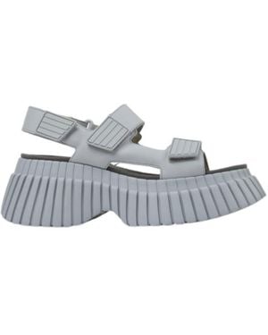 Camper Bcn Platform Sandals - Gray