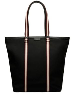 Bally Double Handle Tote Bag - Black