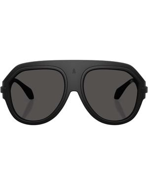 Moncler Eyewear Aviator Frame Sunglasses - Black