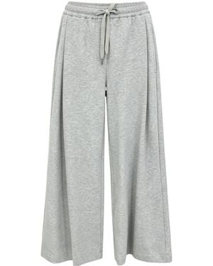 Brunello Cucinelli Elastic Waist Casual Trousers - Grey