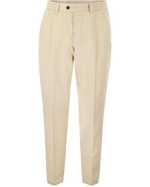 Pt Pantaloni Pt Torino The Rebel Tailored Trousers - Natural