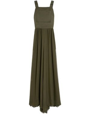 Max Mara Argenta Paneled Jumpsuit - Green
