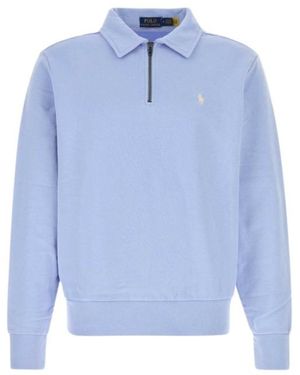 Polo Ralph Lauren Half Zip Sweatshirt - Blue