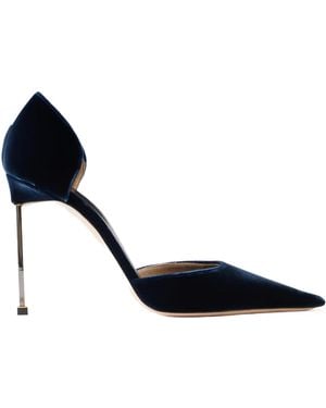 Tom Ford Solid Velvet Pumps - Blue