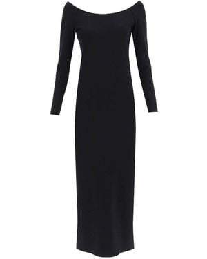 The Row Strapless Long-Sleeved Dress - Black