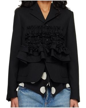 Comme des Garçons Long-Sleeved Suit Jacket - Black