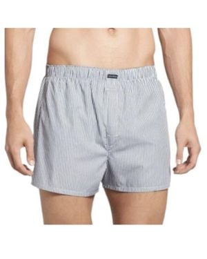 Calvin Klein Elastic Waist-Edge Shorts - Blue