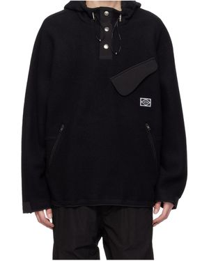 WOOYOUNGMI Logo Hoodie - Blue