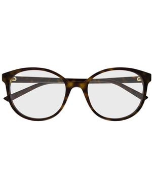 Gucci Eyewear Round Frame Glasses - White