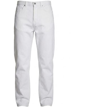 Gucci Washed Cotton Denim Pants - White