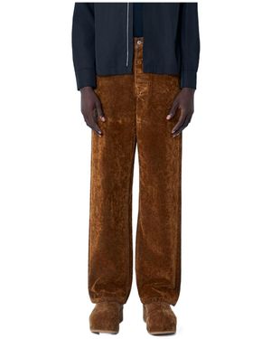 Dries Van Noten Straight Leg Trousers - Multicolour