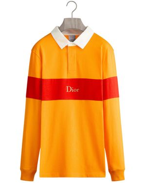 Dior Long-Sleeved Rugby Shirt, Relaxed Fit - Orange