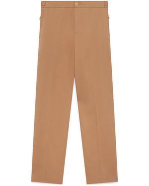 CASABLANCA Straight-Leg Chinos - Natural
