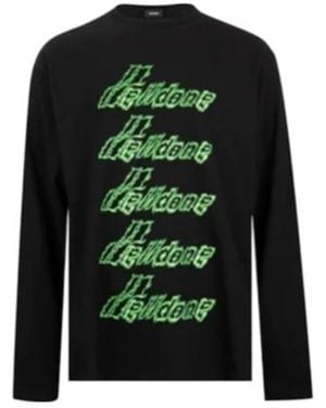 we11done Round-Neck Long-Sleeved T-Shirt - Green