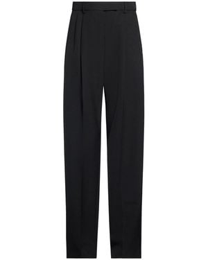 Sportmax Solid-Colored Straight-Leg Pants - Black