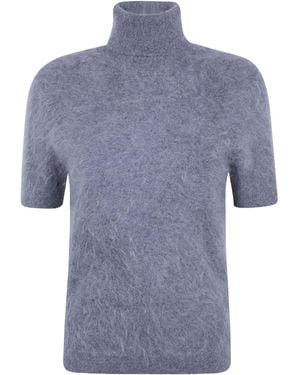 Seventy Turtleneck Knitted Jumper - Blue