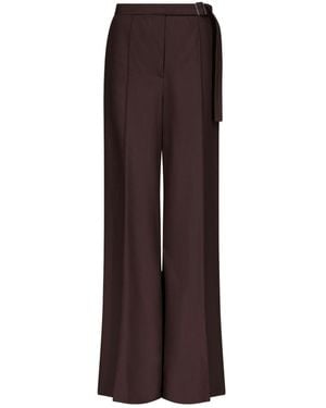 Loulou de Saison Straight-Leg Casual Pants - Brown