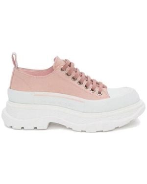 McQueen Tread Slick Trainers - Pink