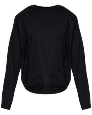 IRO Crew Neck Long-Sleeved T-Shirt - Black