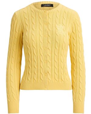 Ralph Lauren Knitted Cardigan - Yellow