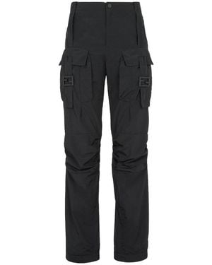 Fendi Nylon Pants - Black