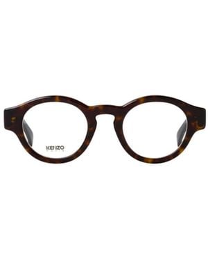 KENZO Round Frame Glasses - White