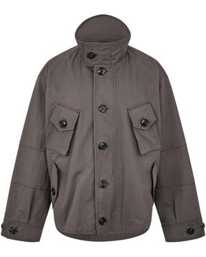Our Legacy Stand-Up Collar Casual Jacket - Grey