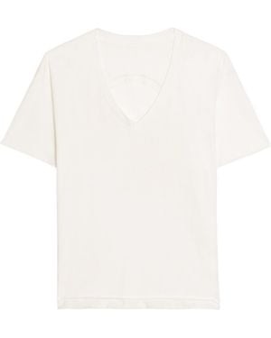 Zadig & Voltaire Tommer Short-Sleeves T-Shirt - White