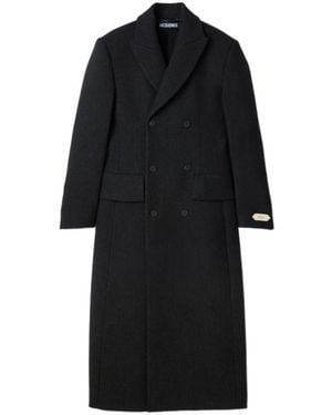 Jacquemus Le Manteau Tailleur Double-Breasted Coat - Black