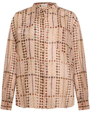 Isabel Marant Lightweight Multi-colour Long-Sleeve Shirt - Pink