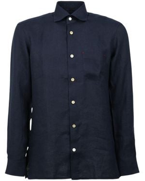Kiton Nerano Pocket Shirt - Blue
