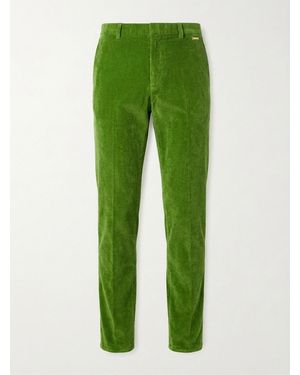 Gucci Slim Velvet Trousers - Green