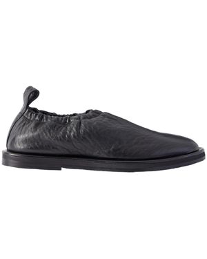 Studio Nicholson Crinkled Leather Loafers - Blue