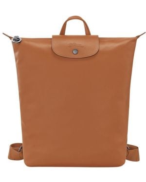 Longchamp Le Pliage Xtra M Flap-Detail Backpack - Brown