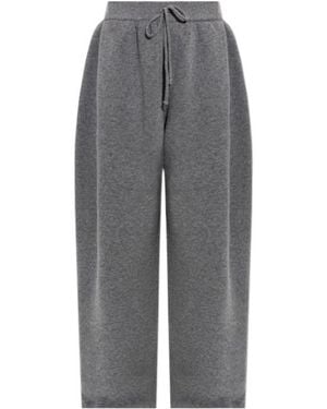 DSquared² Drawstring Wide-Leg Pants - Gray