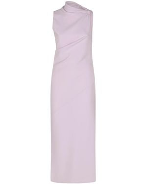 Courreges Courrges Long Draped Dress - Purple
