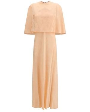 forte_forte Bouquet Jacquard Long Dress - Natural