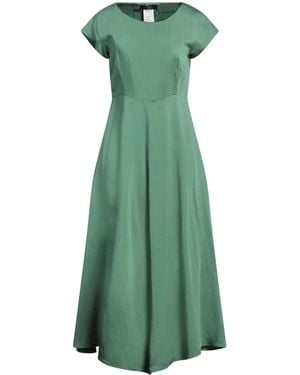 Weekend by Maxmara Midi Dress Viscose, Linen, Cotton - Green