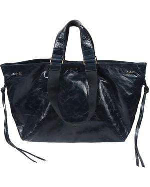 Isabel Marant Wardy Tie-Fastened Tote Bag - Black
