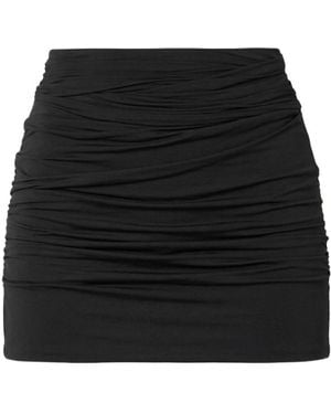 Wardrobe NYC Pleated Mini Skirt - Black