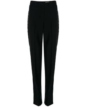 McQueen High-Waist Tailored Trousers - Black