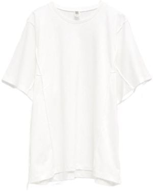 Baserange Crew Neck Short-Sleeved T-Shirt - White