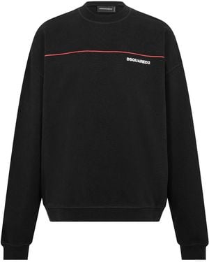 DSquared² Minimalist Crew Neck Sweatshirt - Black